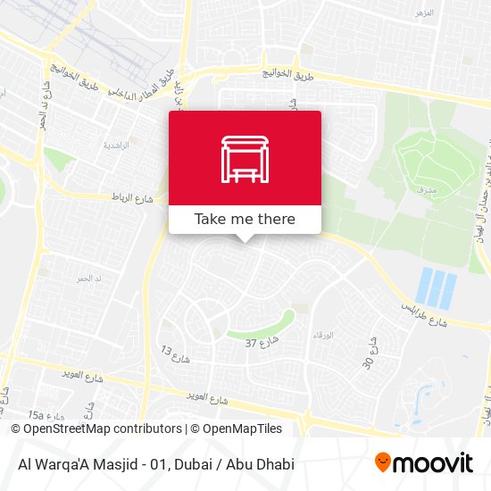Al Warqa'A Masjid - 01 map