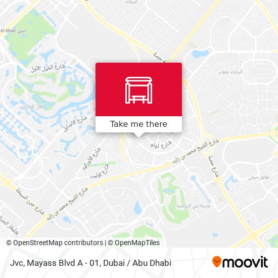 Jvc, Mayass Blvd A - 01 map