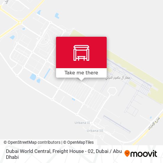 Dubai World Central, Freight House - 02 map