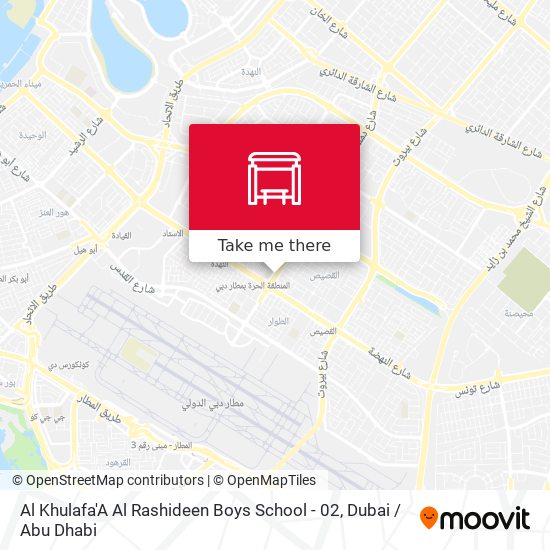 Al Khulafa'A Al Rashideen Boys School - 02 map