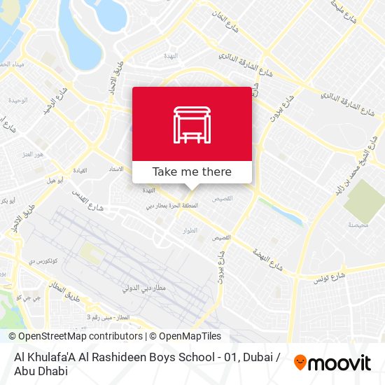 Al Khulafa'A Al Rashideen Boys School - 01 map