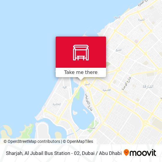 Sharjah, Al Jubail Bus Station - 02 map