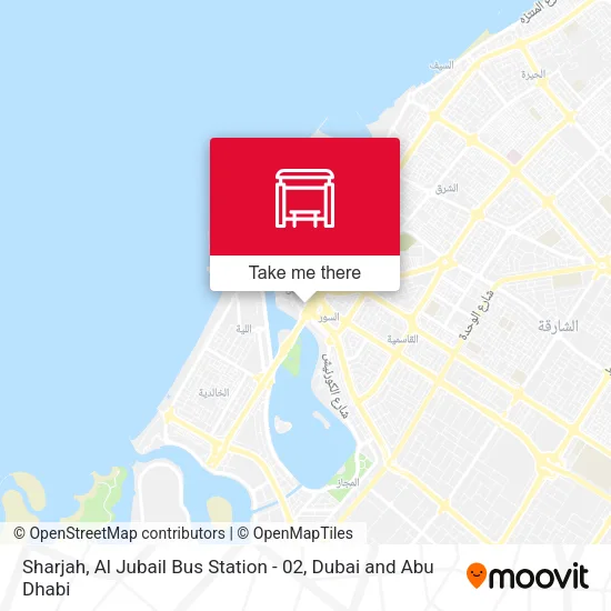 Sharjah, Al Jubail Bus Station - 02 map