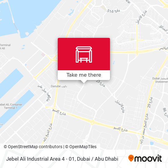 Jebel Ali Industrial Area 4 - 01 map