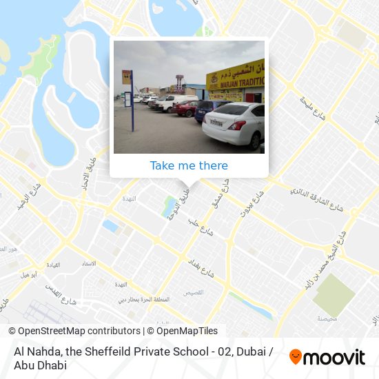 Al Nahda, the Sheffeild Private School - 02 map