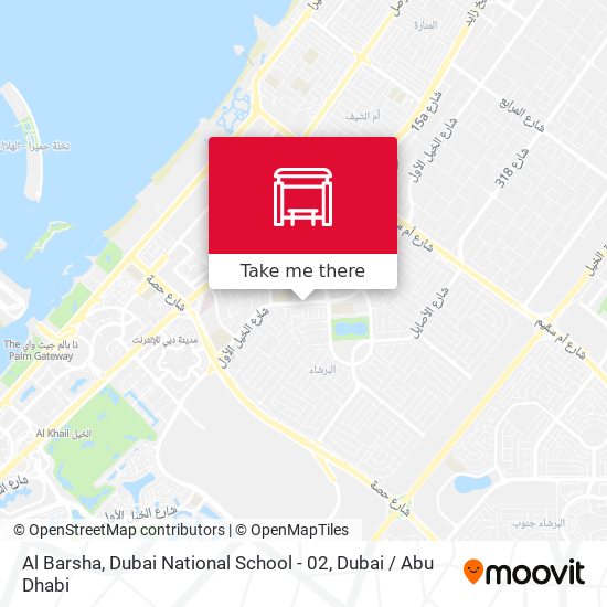 Al Barsha, Dubai National School - 02 map