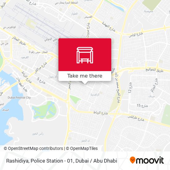 Rashidiya, Police Station - 01 map
