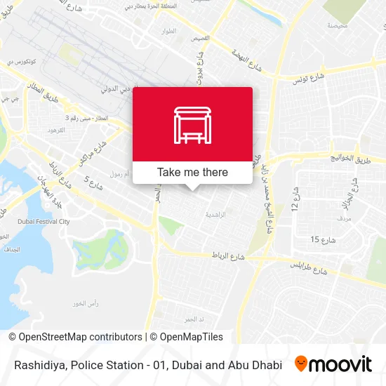 Rashidiya, Police Station - 01 map