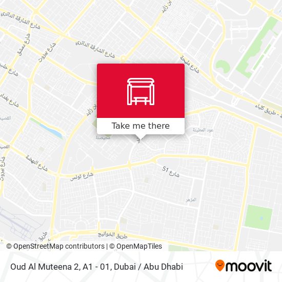 Oud Al Muteena 2, A1 - 01 map