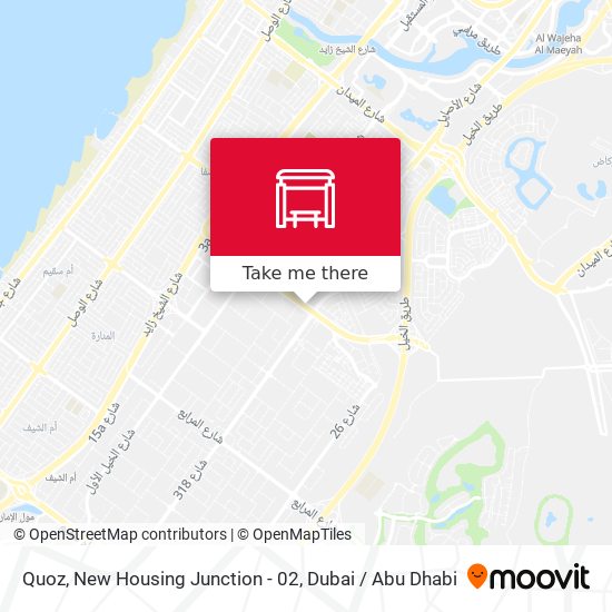Quoz, New Housing Junction - 02 map