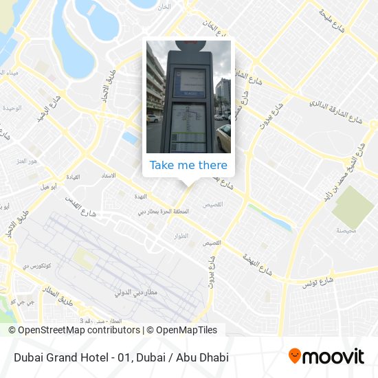 Dubai Grand Hotel - 01 map