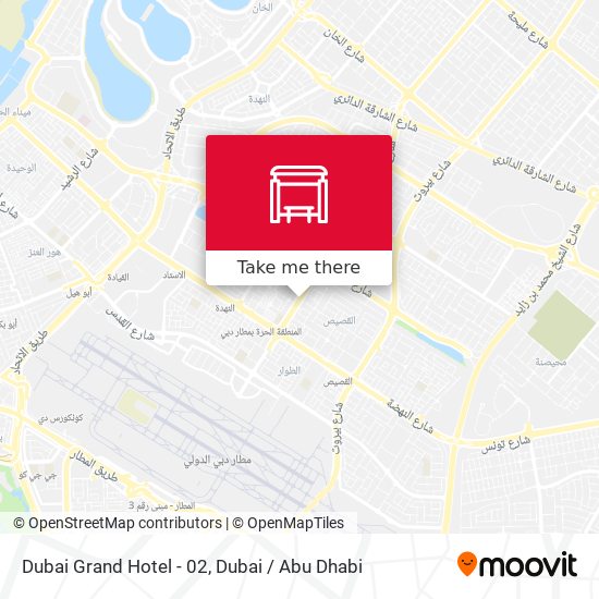 Dubai Grand Hotel - 02 map