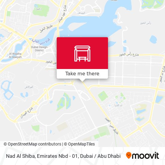 Nad Al Shiba, Emirates Nbd - 01 map