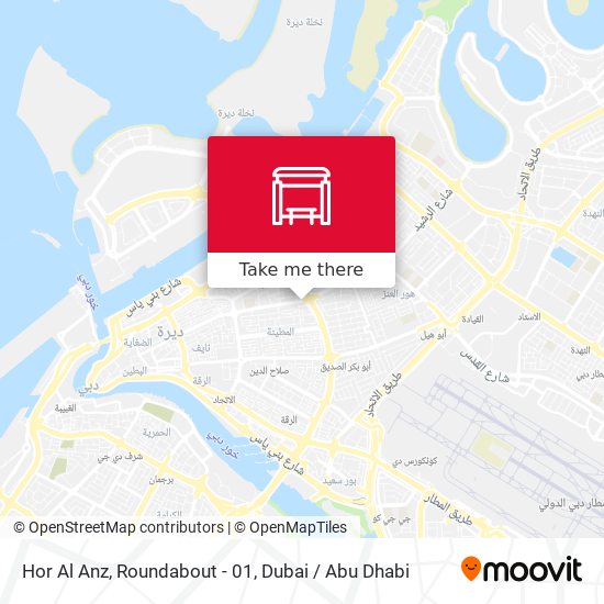 Hor Al Anz, Roundabout - 01 map