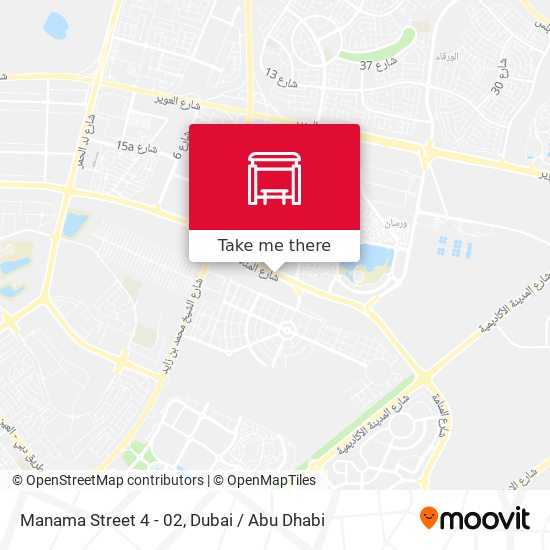 Manama Street 4 - 02 map