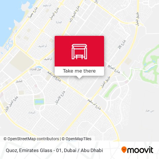 Quoz, Emirates Glass - 01 map