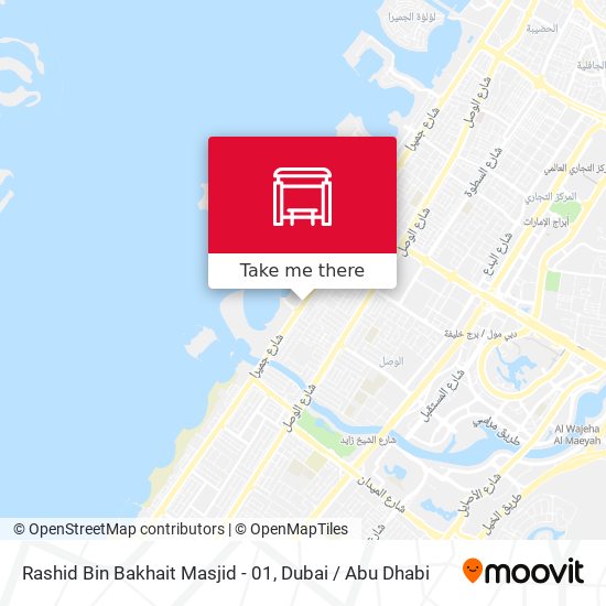 Rashid Bin Bakhait Masjid - 01 map