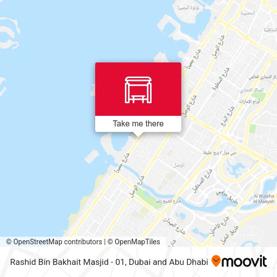 Rashid Bin Bakhait Masjid - 01 map