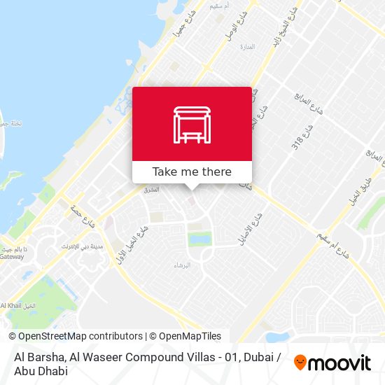 Al Barsha, Al Waseer Compound Villas - 01 map