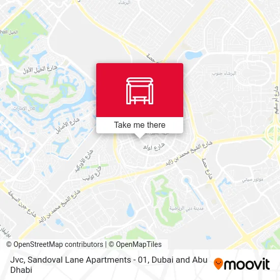 Jvc, Sandoval Lane Apartments - 01 map