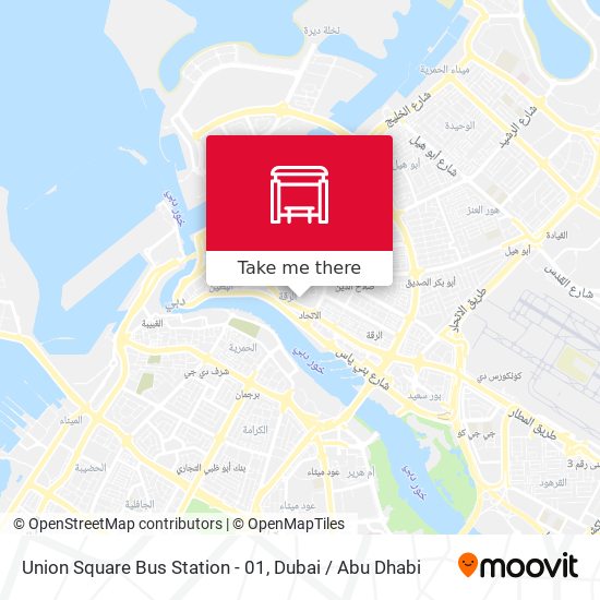 Union Square Bus Station - 01 map