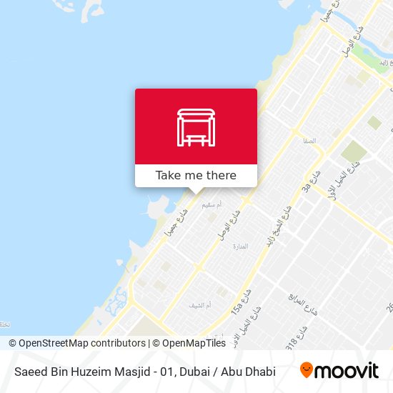Saeed Bin Huzeim Masjid - 01 map