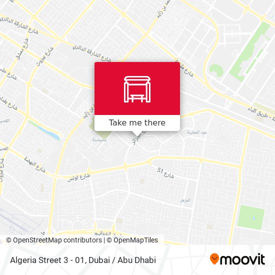 Algeria Street 3 - 01 map