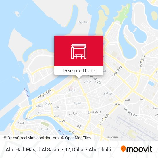 Abu Hail, Masjid Al Salam - 02 map