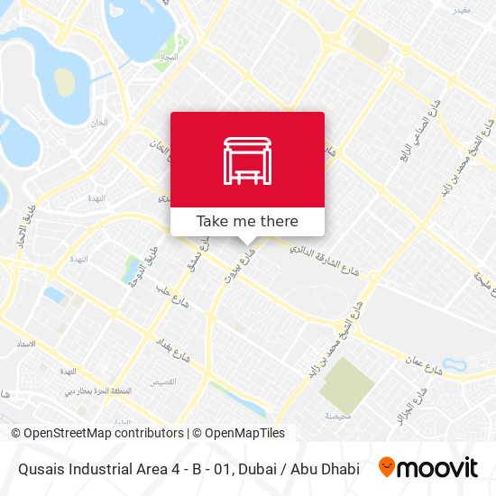 Qusais Industrial Area 4 - B - 01 map