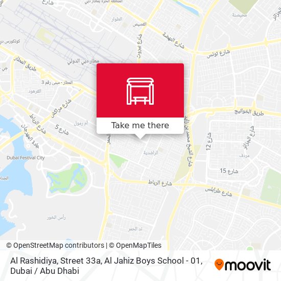 Al Rashidiya, Street 33a, Al Jahiz Boys School - 01 map