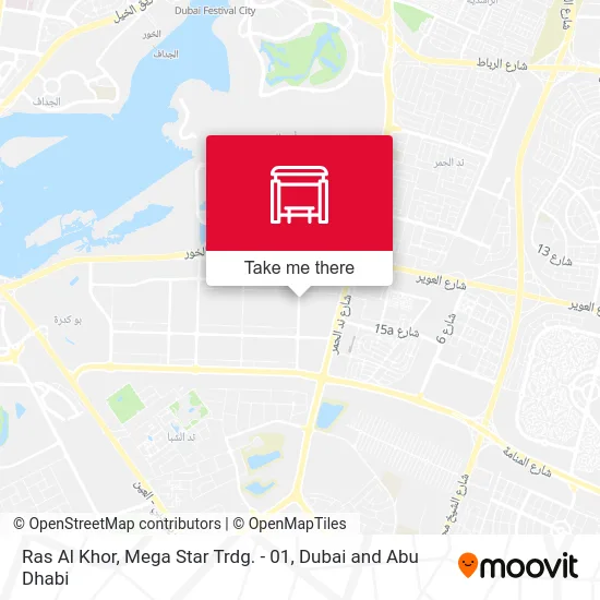 Ras Al Khor, Mega Star Trdg. - 01 map