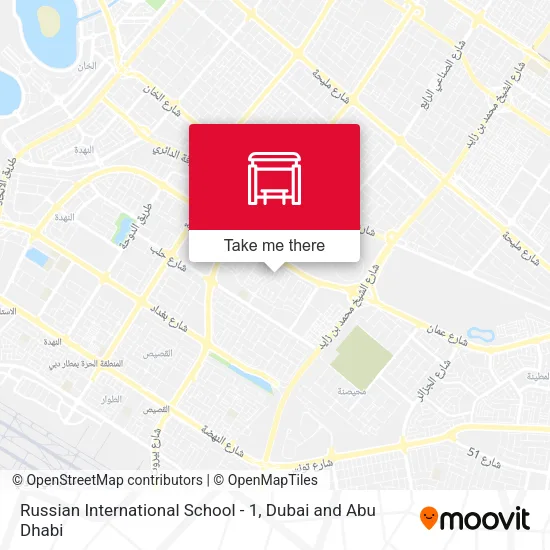 Russian International School - 1 map