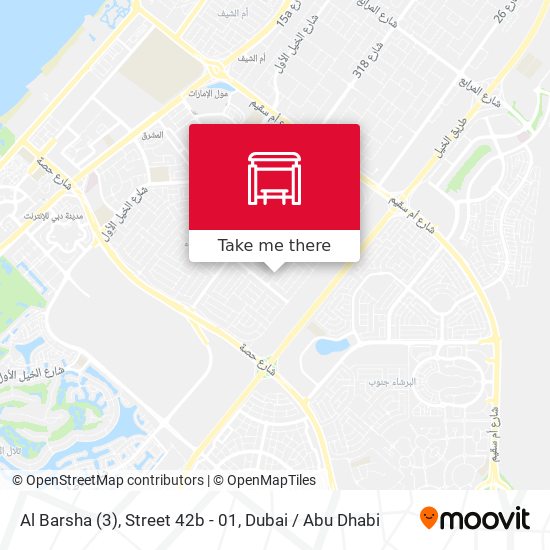 Al Barsha (3), Street 42b - 01 map