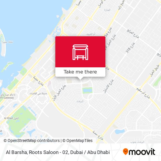 Al Barsha, Roots Saloon - 02 map