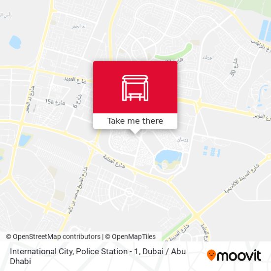 International City, Police Station - 1 map