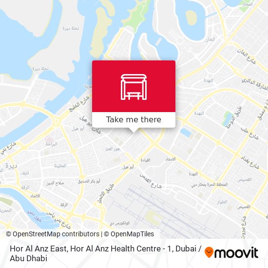 Hor Al Anz East, Hor Al Anz Health Centre - 1 map