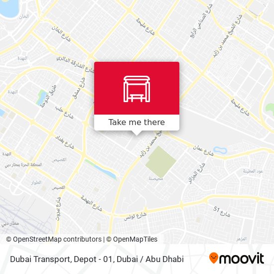 Dubai Transport, Depot - 01 map