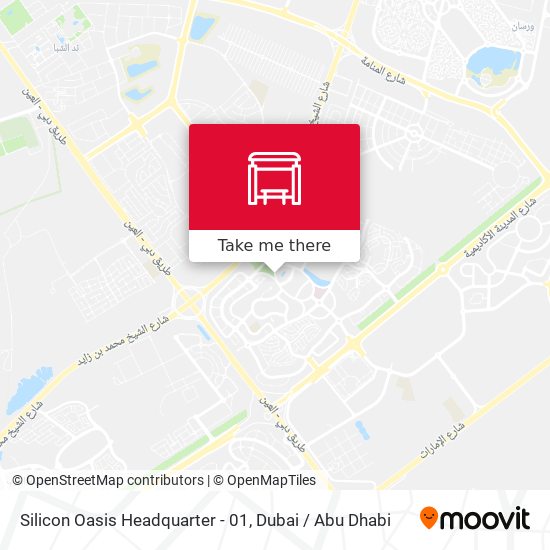 Silicon Oasis Headquarter - 01 map