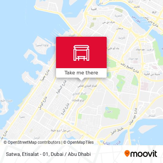 Satwa, Etisalat - 01 map