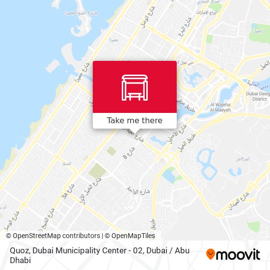 Quoz, Dubai Municipality Center - 02 map