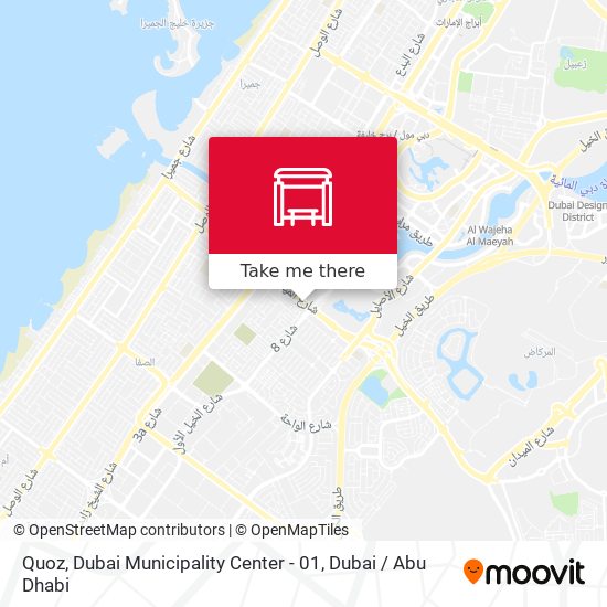 Quoz, Dubai Municipality Center - 01 map