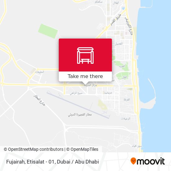 Fujairah, Etisalat - 01 map