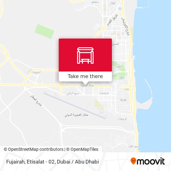 Fujairah, Etisalat - 02 map