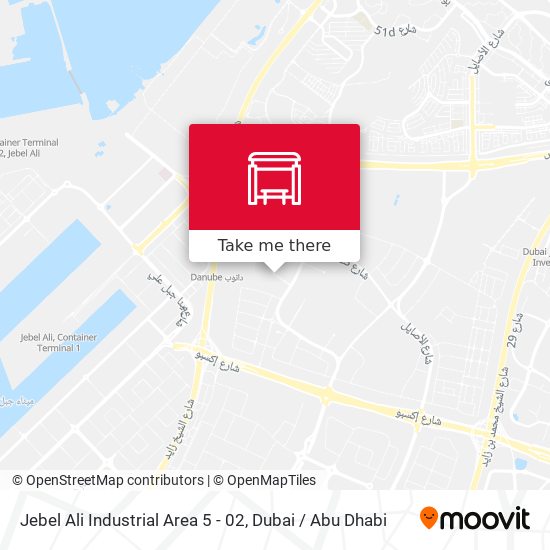 Jebel Ali Industrial Area 5 - 02 map