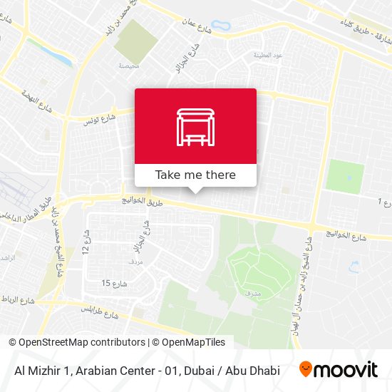 Al Mizhir 1, Arabian Center - 01 map