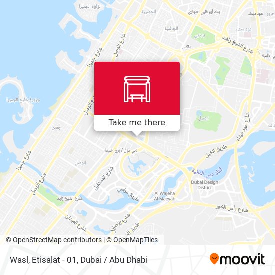 Wasl, Etisalat - 01 map