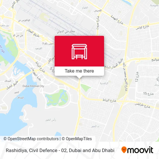 Rashidiya, Civil Defence - 02 map