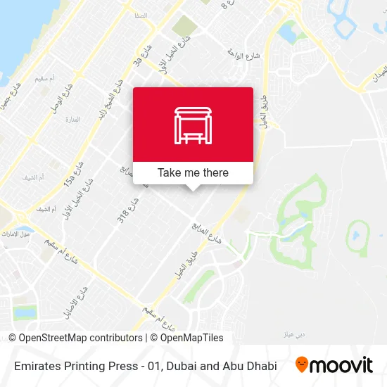 Emirates Printing Press - 01 map
