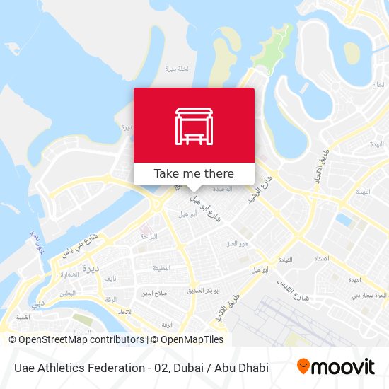 Uae Athletics Federation - 02 map