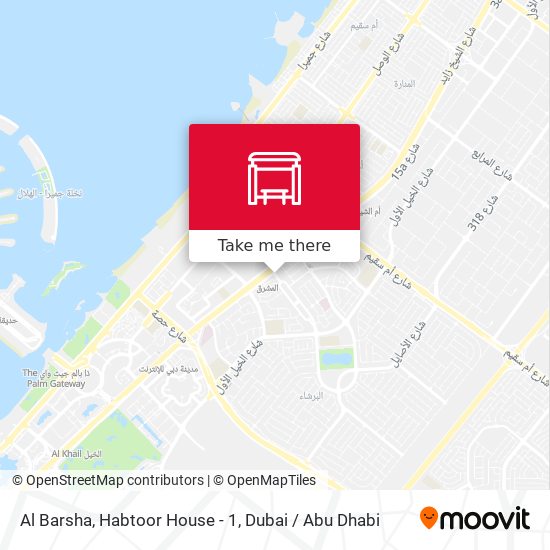 Al Barsha, Habtoor House - 1 map